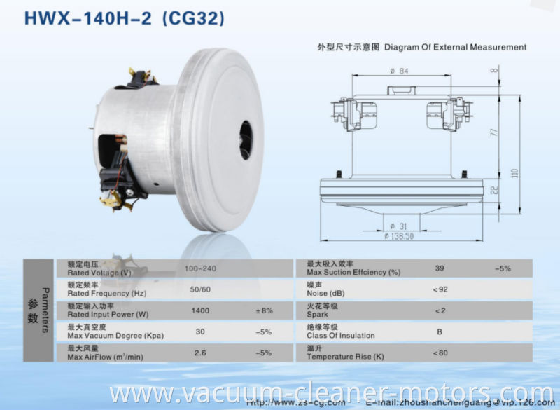 Ac Bosch Vacuum Cleaner Motor